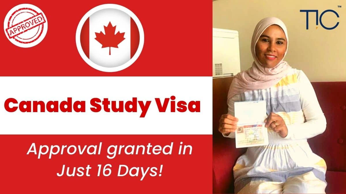 Success Story: Ayesha Shabir Nadaf’s Canadian Study Visa Approved Swiftly in Only 16 Days!